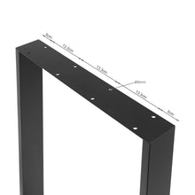 Load image into Gallery viewer, Varex Box Shape Metal Dining Table Legs 50x72.5cm - Set of 2