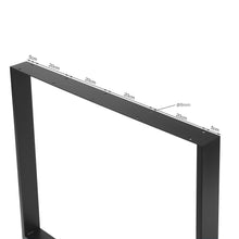 Load image into Gallery viewer, Varex Box Shape Metal Dining Table Legs 90x72.5cm - Set of 2