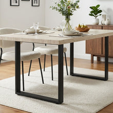 Load image into Gallery viewer, Varex Box Shape Metal Dining Table Legs 90x72.5cm - Set of 2