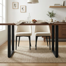 Load image into Gallery viewer, Varex Box Shape Metal Dining Table Legs 90x72.5cm - Set of 2