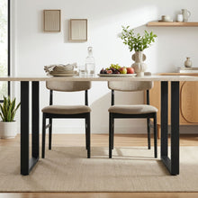 Load image into Gallery viewer, Varex Box Shape Metal Dining Table Legs 90x72.5cm - Set of 2