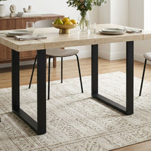 Load image into Gallery viewer, Varex Box Shape Metal Dining Table Legs 90x72.5cm - Set of 2