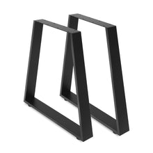 Load image into Gallery viewer, Varex Trapezoid Metal Dining Table Legs 45/67x72.5cm - Set of 2