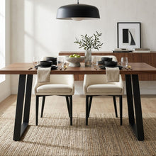 Load image into Gallery viewer, Varex Trapezoid Metal Dining Table Legs 45/67x72.5cm - Set of 2