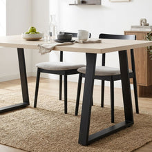 Load image into Gallery viewer, Varex Trapezoid Metal Dining Table Legs 45/67x72.5cm - Set of 2