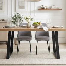 Load image into Gallery viewer, Varex Trapezoid Metal Dining Table Legs 65/90x72.5cm - Set of 2