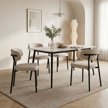 Load image into Gallery viewer, Curvano Fabric Dining Chair Set Of 4 - Beige (T=0.380m³ - 24.5kg)