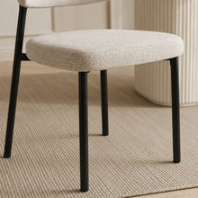 Load image into Gallery viewer, Curvano Fabric Dining Chair Set Of 4 - Beige (T=0.380m³ - 24.5kg)