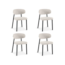 Load image into Gallery viewer, Curvano Fabric Dining Chair Set Of 4 - Beige (T=0.380m³ - 24.5kg)