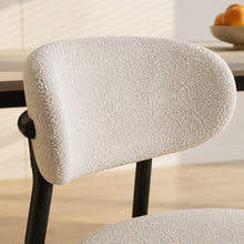Load image into Gallery viewer, Curvano Fabric Dining Chair Set Of 4 - Beige