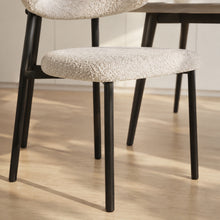 Load image into Gallery viewer, Curvano Fabric Dining Chair Set Of 4 - Beige