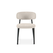 Load image into Gallery viewer, Curvano Teddy Fabric Dining Chair Set Of 4 - Beige