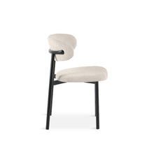 Load image into Gallery viewer, Curvano Teddy Fabric Dining Chair Set Of 4 - Beige