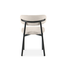 Load image into Gallery viewer, Curvano Teddy Fabric Dining Chair Set Of 4 - Beige
