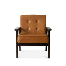Load image into Gallery viewer, Ronan PU Armchair - Brown