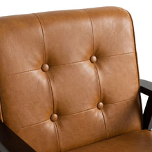 Load image into Gallery viewer, Ronan PU Armchair - Brown