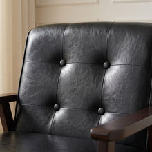 Load image into Gallery viewer, Ronan PU Armchair - Black