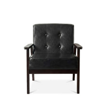 Load image into Gallery viewer, Ronan PU Armchair - Black