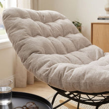 Load image into Gallery viewer, Naro Linen Rocking Armchair - Brown