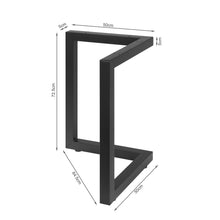 Load image into Gallery viewer, Varex V-Shape Metal Dining Table Legs 50/70x72.5cm - Set of 2