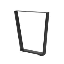 Load image into Gallery viewer, Varex Trapezoid Metal Dining Table Legs 65/45x72.5cm - Set of 2