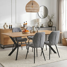 Load image into Gallery viewer, Nori Fabric Dining Chair - Set Of 4 - Grey