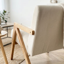 Load image into Gallery viewer, Aalto Velvet Armchair - Beige