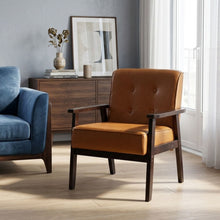 Load image into Gallery viewer, Ronan PU Armchair - Brown