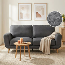 Load image into Gallery viewer, Tova Chenille 3 Seater Sofa - Dark Grey