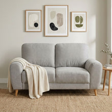Load image into Gallery viewer, Suki Linen 2 Seater Sofa - Grey