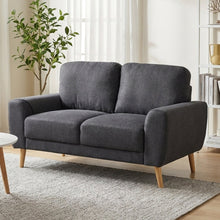 Load image into Gallery viewer, Suki Linen 2 Seater Sofa - Dark Grey