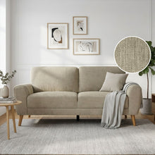 Load image into Gallery viewer, Suki Linen 3 Seater Sofa - Beige