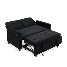 Load image into Gallery viewer, Kauri Boucle  2 Seater Sofa Bed - Black
