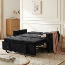 Load image into Gallery viewer, Kauri Boucle  2 Seater Sofa Bed - Black