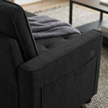 Load image into Gallery viewer, Kauri Boucle  2 Seater Sofa Bed - Black