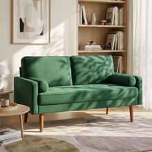 Load image into Gallery viewer, Alaina Velvet 2 Seater Sofa - Green