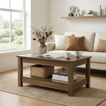 Load image into Gallery viewer, Georgie Coffee Table - Knotty Oak