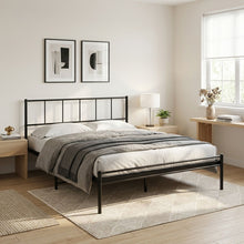 Load image into Gallery viewer, Sophia Queen Metal Bed Frame - Black