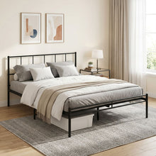 Load image into Gallery viewer, Sophia Queen Metal Bed Frame - Black