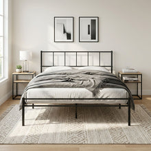 Load image into Gallery viewer, Sophia Queen Metal Bed Frame - Black