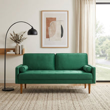 Load image into Gallery viewer, Alaina Velvet 3 Seater Sofa - Green