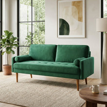 Load image into Gallery viewer, Alaina Velvet 3 Seater Sofa - Green