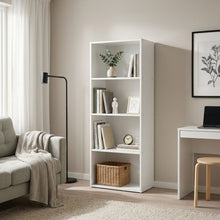 Load image into Gallery viewer, Clinton 4 Tier Bookshelf Display Shelf - White