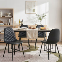 Load image into Gallery viewer, Varo PU Dining Chair - Set of 4 - Black