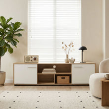Load image into Gallery viewer, Cauto 1.8m Entertainment Unit - Oak + White