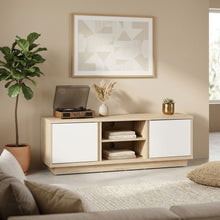 Load image into Gallery viewer, Thames 1.5m Entertainment Unit - Oak + White