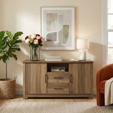 Load image into Gallery viewer, Georgie Sideboard Buffet Table - Knotty Oak