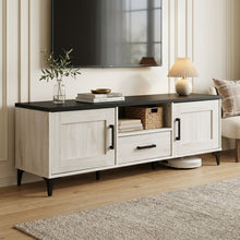 Load image into Gallery viewer, Scottie 1.5m Entertainment Unit - White Oak + Black