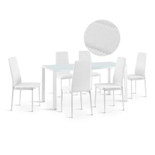 Load image into Gallery viewer, Samuel 7 Piece 1.6m Dining Set - White