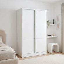 Load image into Gallery viewer, Tonto 120cm Wardrobe With Sliding Doors - White